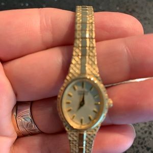 Ladies gold watch